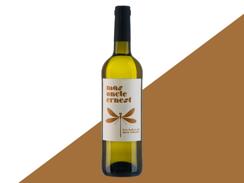 Vin Blanc Les Safres de mon enfance ROUX Lucie et Alexandre Mas Oncle Ernest