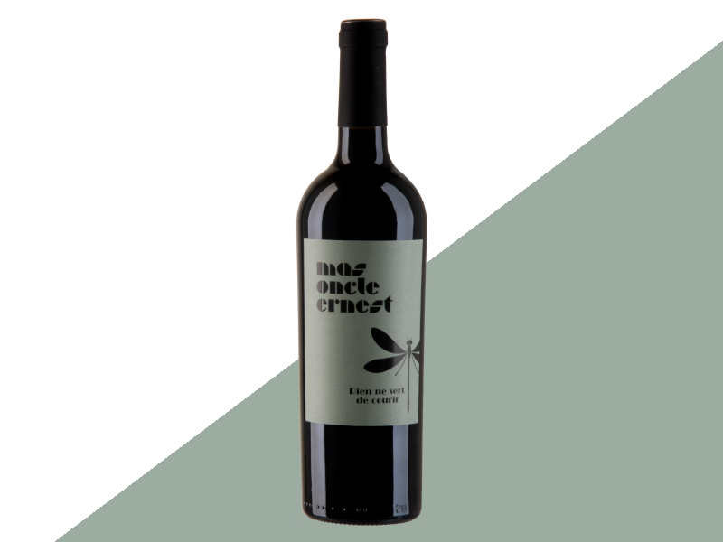 Vin Rouge Rien ne sert de courir ROUX Lucie et Alexandre Mas Oncle Ernest