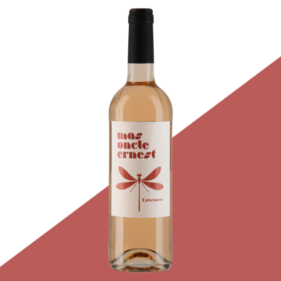 Vin rosé Ephémère ROUX Lucie et Alexandre Mas Oncle Ernest