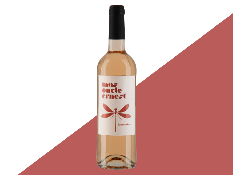 Vin rosé Ephémère ROUX Lucie et Alexandre Mas Oncle Ernest